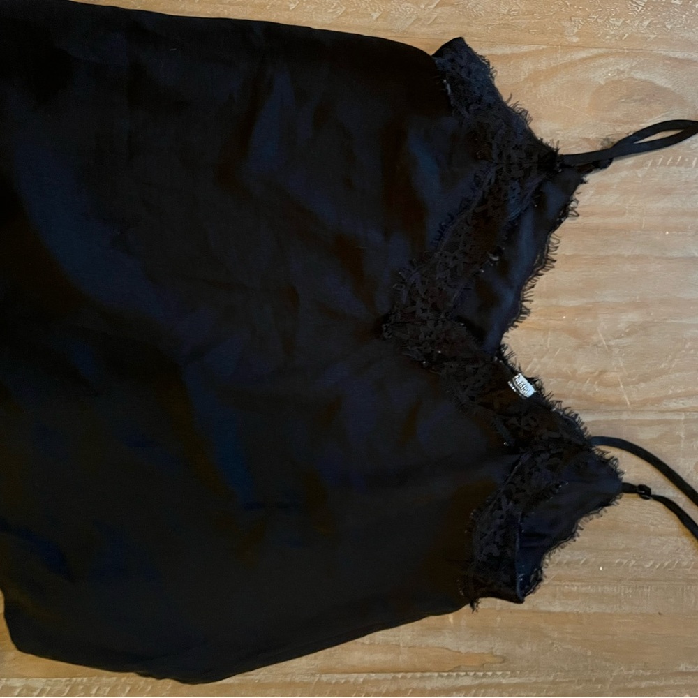 Black Lace Trim Camisole